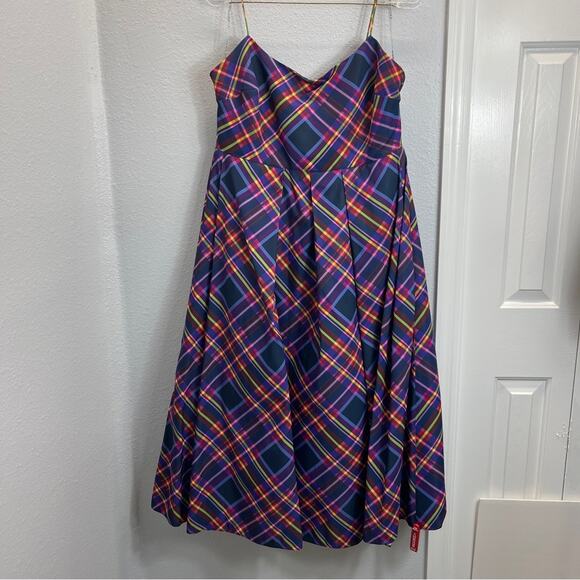 Sachin & Babi Audra Plaid Midi-Dress - Picture 2 of 12